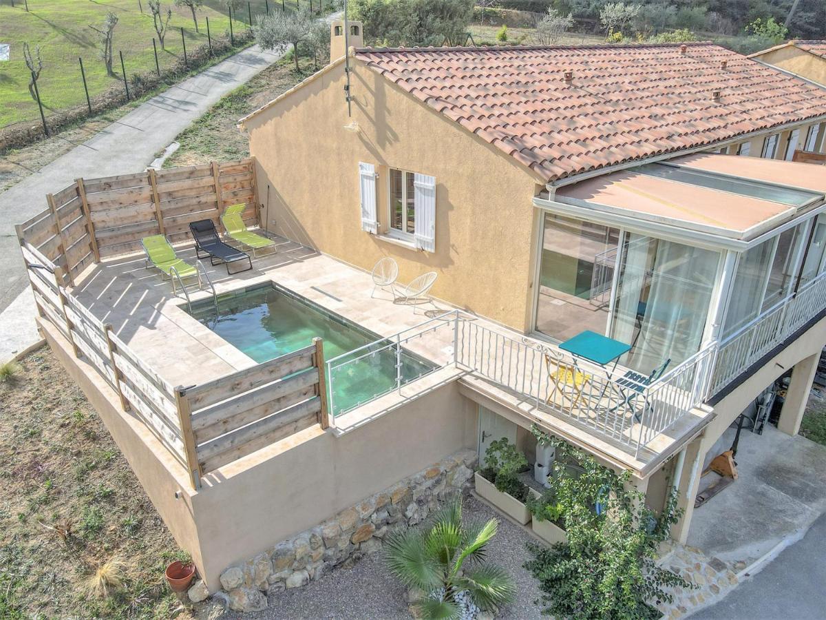 Charmante Maison Climatisee Avec Piscine Draguignan Eksteriør bilde