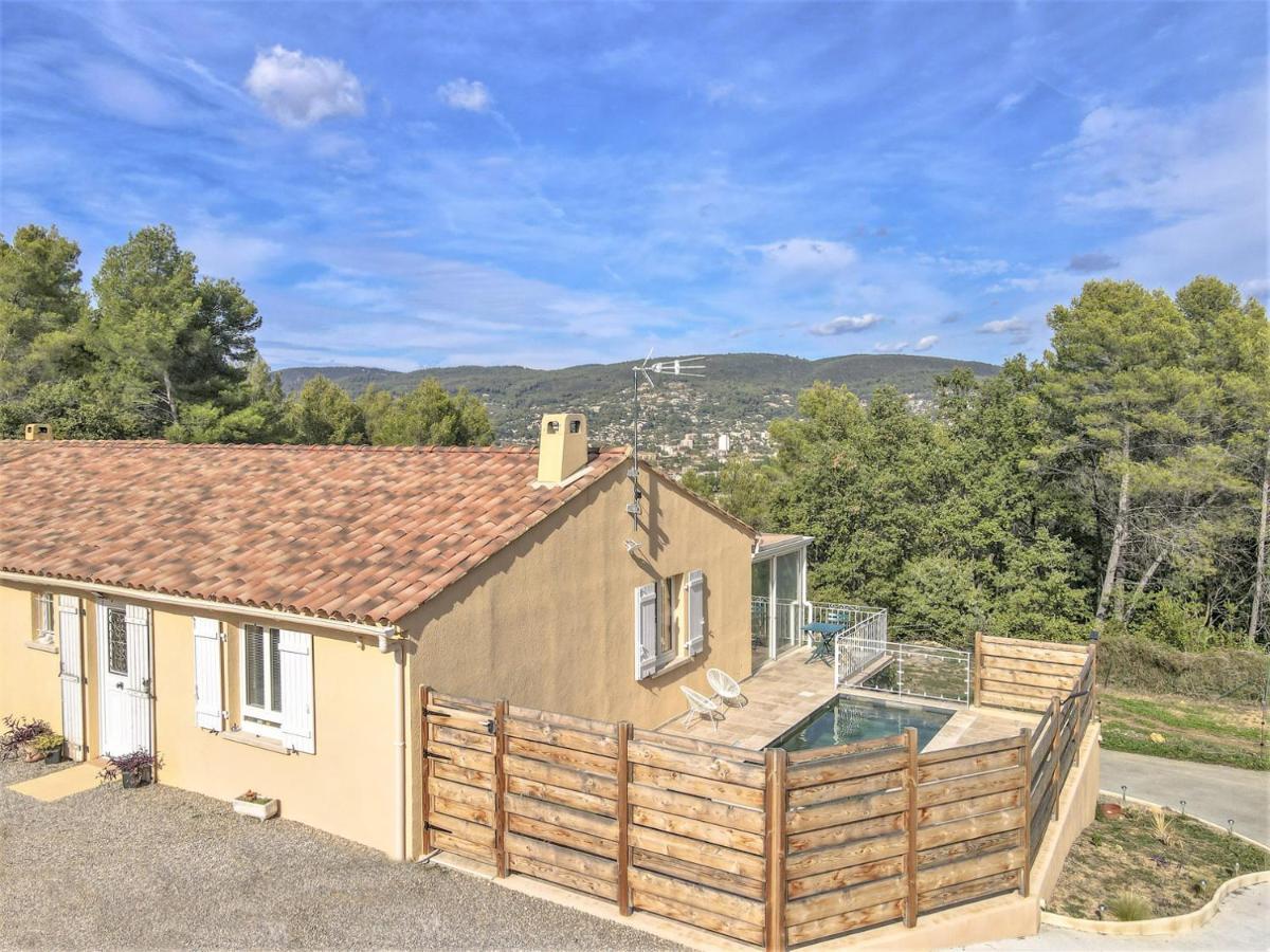 Charmante Maison Climatisee Avec Piscine Draguignan Eksteriør bilde